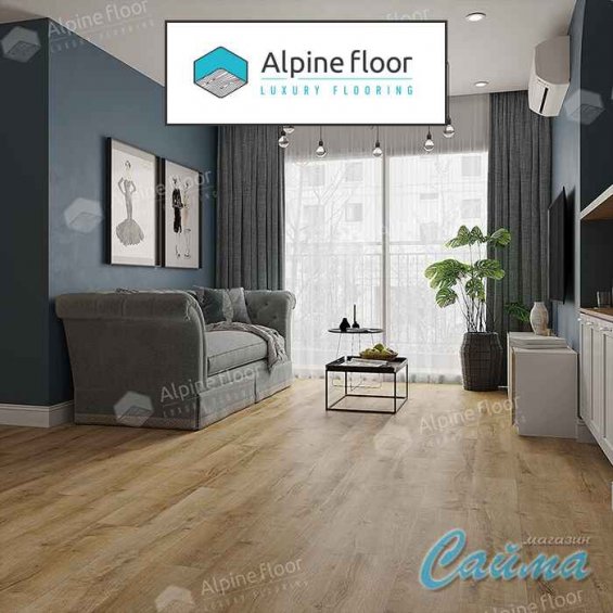 Ламинат Alpine Floor Aqua Life Дуб Бирмингем LF103-13