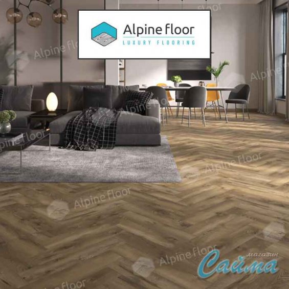 Ламинат Alpine Floor Ville Дуб Бурриана 63265