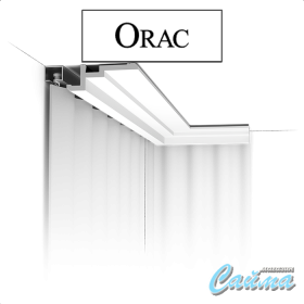 Скрытый карниз для штор  Orac CX196 U-STEPS