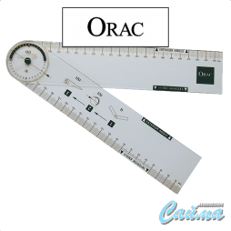 Линейка-транспортир Orac FB15