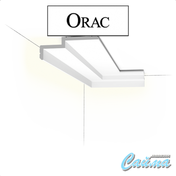 Профиль для нижней подсветки  Orac C391 STEPS