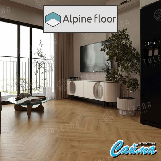 Клеевая Кварц-Виниловая LVT Плитка Alpinfloor Art Parquet LVT 1005-1101 Nobile