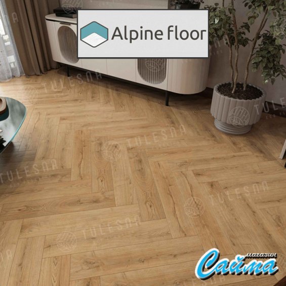 Клеевая Кварц-Виниловая LVT Плитка Alpinfloor Art Parquet LVT 1005-1101 Nobile