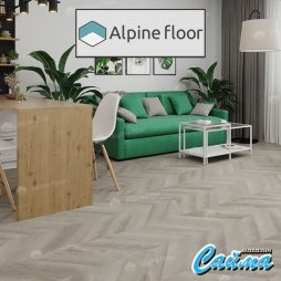 Клеевая (Виниловая) LVT-PVH Плитка Alpinfloor Chevron Alpine LVT  Дуб Фантазия Chevron-foto4