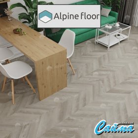 Клеевая (Виниловая) LVT-PVH Плитка Alpinfloor Chevron Alpine LVT  Дуб Фантазия Chevron-foto3