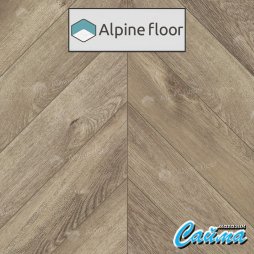 Клеевая (Виниловая) LVT-PVH Плитка Alpinfloor Chevron Alpine LVT  Дуб Натуральный Отбеленный Chevron-foto2
