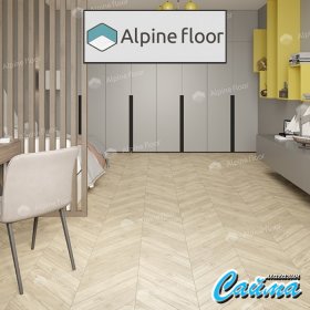 Клеевая (Виниловая) LVT-PVH Плитка Alpinfloor Chevron Alpine LVT  Сонома Chevron-foto5