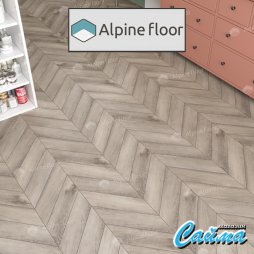 Клеевая (Виниловая) LVT-PVH Плитка Alpinfloor Chevron ECO 20-8 Alpine LVT  Дуб Исида Chevron-foto3