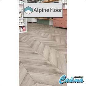 Клеевая (Виниловая) LVT-PVH Плитка Alpinfloor Chevron ECO 20-8 Alpine LVT  Дуб Исида Chevron-foto4