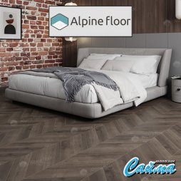Клеевая (Виниловая) LVT-PVH Плитка Alpinfloor Chevron Alpine LVT  Дуб Антарес Chevron-foto5