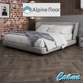 Клеевая (Виниловая) LVT-PVH Плитка Alpinfloor Chevron Alpine LVT  Дуб Антарес Chevron-foto5