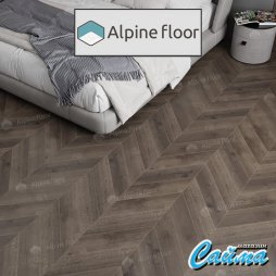 Клеевая (Виниловая) LVT-PVH Плитка Alpinfloor Chevron Alpine LVT  Дуб Антарес Chevron-foto4