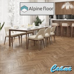 Клеевая (Виниловая) LVT-PVH Плитка Alpinfloor Chevron Alpine LVT  Гевуина Chevron-foto5