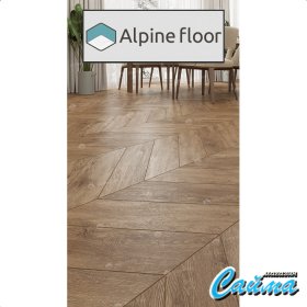 Клеевая (Виниловая) LVT-PVH Плитка Alpinfloor Chevron Alpine LVT  Гевуина Chevron-foto3