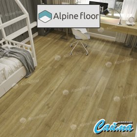 Замковая Каменно-Полимерная SPC Плитка Alpinfloor Classic Light Бук ECO-141-88-MC