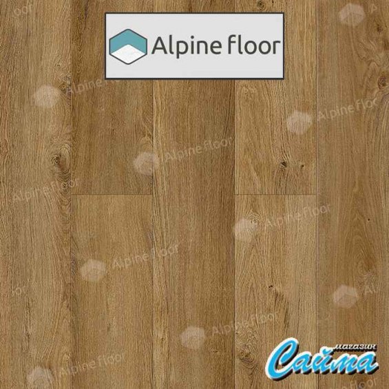 Клеевая Кварц-Виниловая LVT Плитка Alpinfloor Easy Line  Дуб Цейлонский ЕСО-3-30