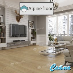Клеевая (Виниловая) LVT-PVH Плитка Alpinfloor Easy Line  Дуб Марципановый ЕСО-3-37-foto3
