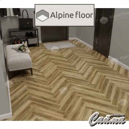 Замковая SPC-PVH Плитка Alpinfloor Nut Орех Акорн ECO-22-6-MC-foto3