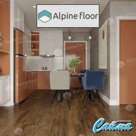 Замковая SPC-PVH Плитка Alpinfloor Nut Орех Ногуэра Классик ECO-22-1-MC