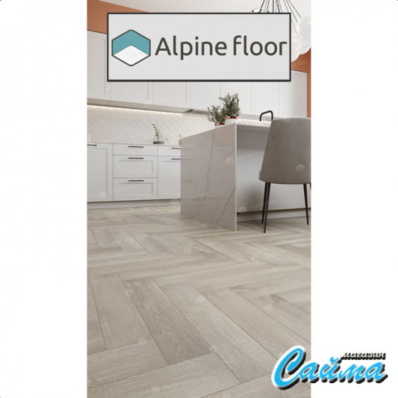 Замковая Каменно-Полимерная SPC Плитка Alpinfloor Parquet Light ДУБ ФАНТАЗИЯ ЕСО-13-1-MC
