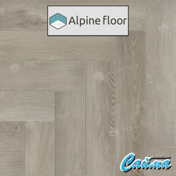 Замковая Каменно-Полимерная SPC Плитка Alpinfloor Parquet Light ДУБ ФАНТАЗИЯ ЕСО-13-1-MC
