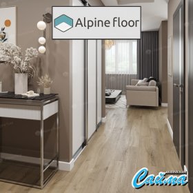 Замковая SPC-PVH Плитка Alpinfloor Premium XL Дуб млечный-ABA ECO-7-13-MC