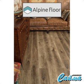 Замковая SPC-PVH Плитка Alpinfloor Premium XL Дуб коричневый-ABA ECO-7-9-MC-foto2