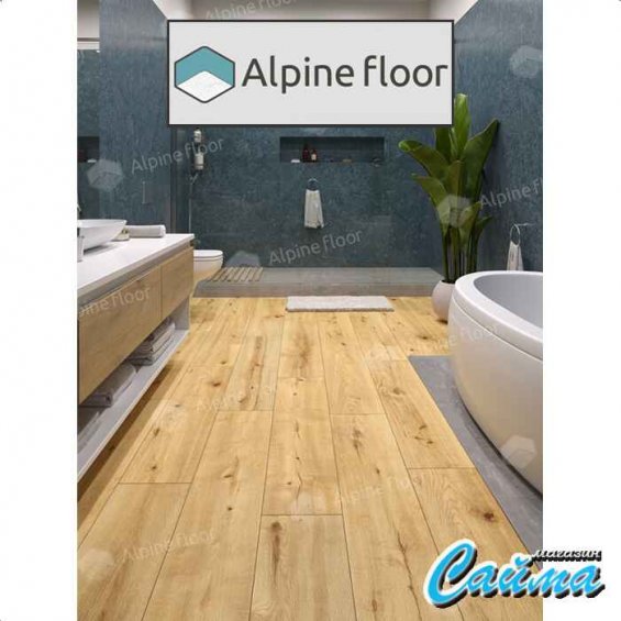 Замковая Каменно-Полимерная SPC Плитка Alpinfloor ProNature Mocoa 62536