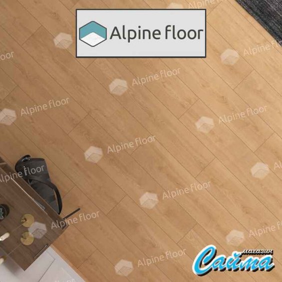 Замковая Каменно-Полимерная SPC Плитка Alpinfloor ProNature Oak Poprad 64634