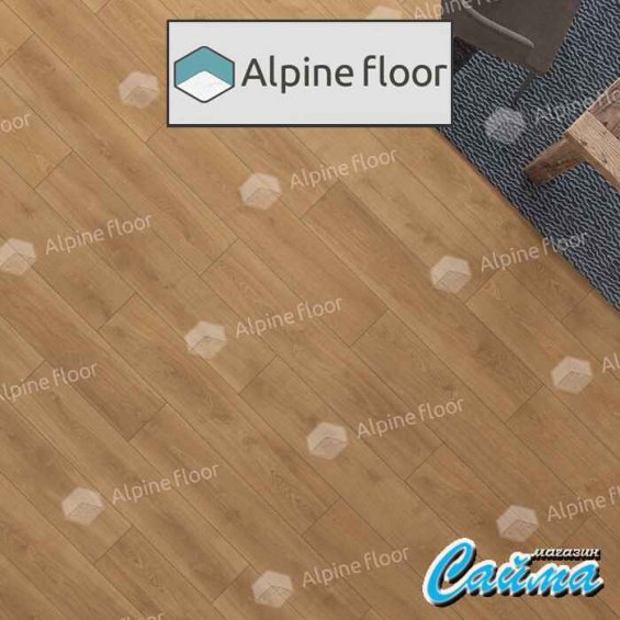 Замковая Каменно-Полимерная SPC Плитка Alpinfloor ProNature Oak Sajo 64637