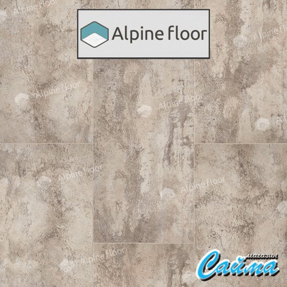 Замковая Каменно-Полимерная SPC Плитка Alpinfloor Stone Mineral Core Ричмонд (без подложки) ЕСО-4-1-MC