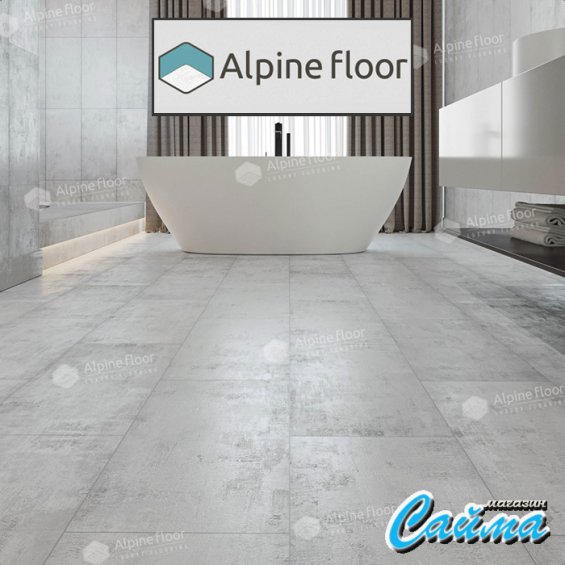 Замковая Каменно-Полимерная SPC Плитка Alpinfloor Stone Mineral Core Сумидеро (без подложки) ЕСО-4-18-MC