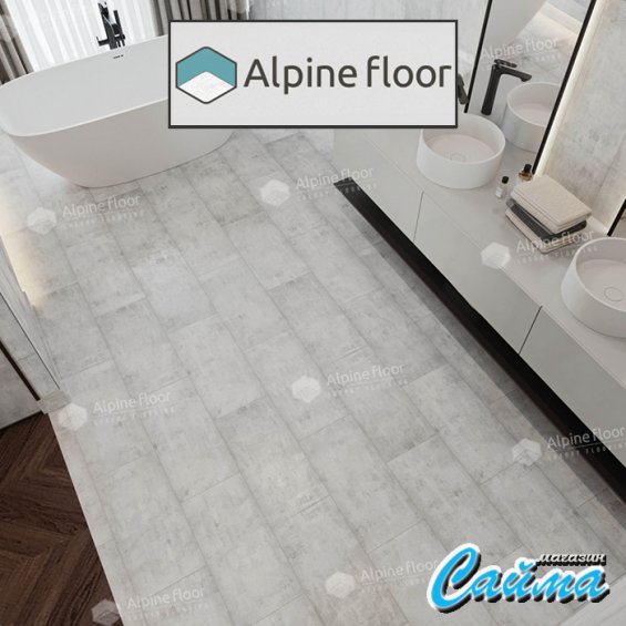 Замковая Каменно-Полимерная SPC Плитка Alpinfloor Stone Mineral Core Сумидеро (без подложки) ЕСО-4-18-MC