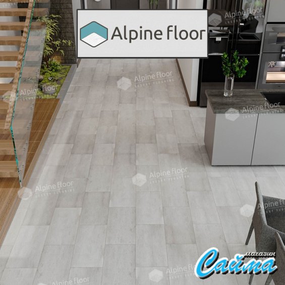 Замковая Каменно-Полимерная SPC Плитка Alpinfloor Stone Mineral Core Дорсет (без подложки) ECO-4-7-MC