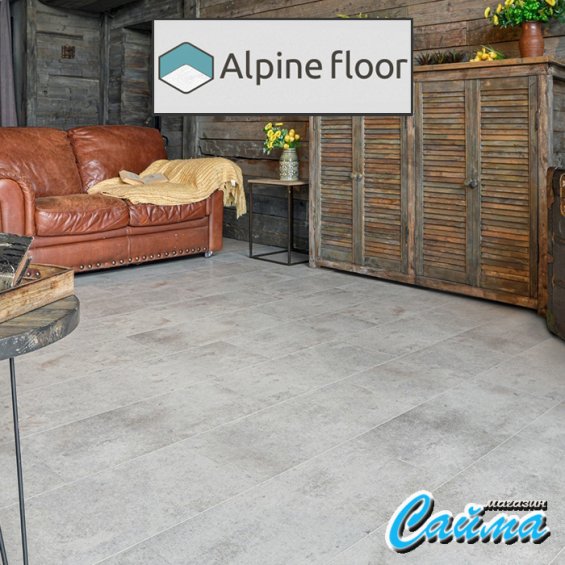 Замковая Каменно-Полимерная SPC Плитка Alpinfloor Stone Mineral Core Зион (без подложки) ЕСО-4-24-MC