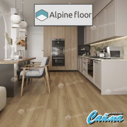 Клеевая (Виниловая) LVT-PVH Плитка Alpinfloor Ultra Eco Дуб Сантана ЕСО-5-38-foto4