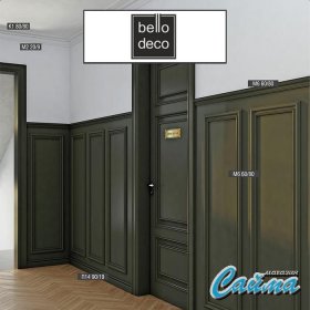 Плинтус напольный П14 90-19 с монтажной планкой Bello Deco-foto2