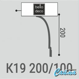 Карниз Bello Deco К19 200-100-foto2