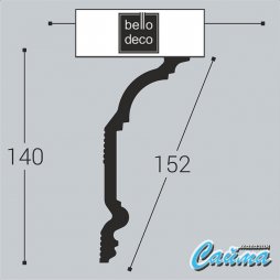 Карниз К2 140-60 Bello Deco-foto2
