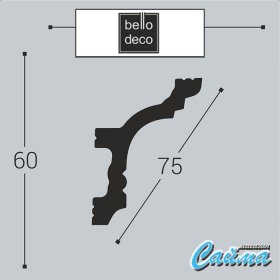 Карниз К9 60-45 Bello Deco-foto2