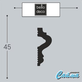Молдинг Bello Deco М10 45-17-foto2
