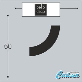 Молдинг-Угол Bello Deco М19У1-foto2