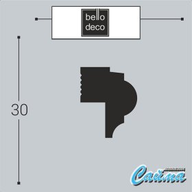 Молдинг Bello Deco М21 24-30-foto2