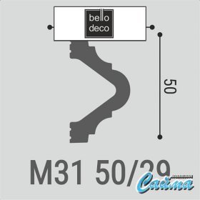 Молдинг Bello Deco М31 50-29-foto2