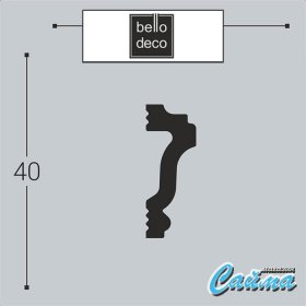 Молдинг Bello Deco М4 40-15-foto2