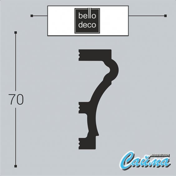Молдинг Bello Deco М7 70-28