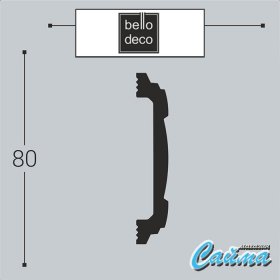 Молдинг Bello Deco М8 80-15-foto2