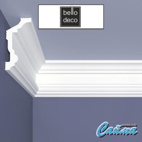 Плинтус потолочный Bello Deco С13/90 90x45