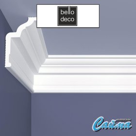 Плинтус потолочный Bello Deco С4/90 90x60