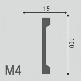 Молдинг Де-Багет XPS POLYMER М 4 100/15-foto2